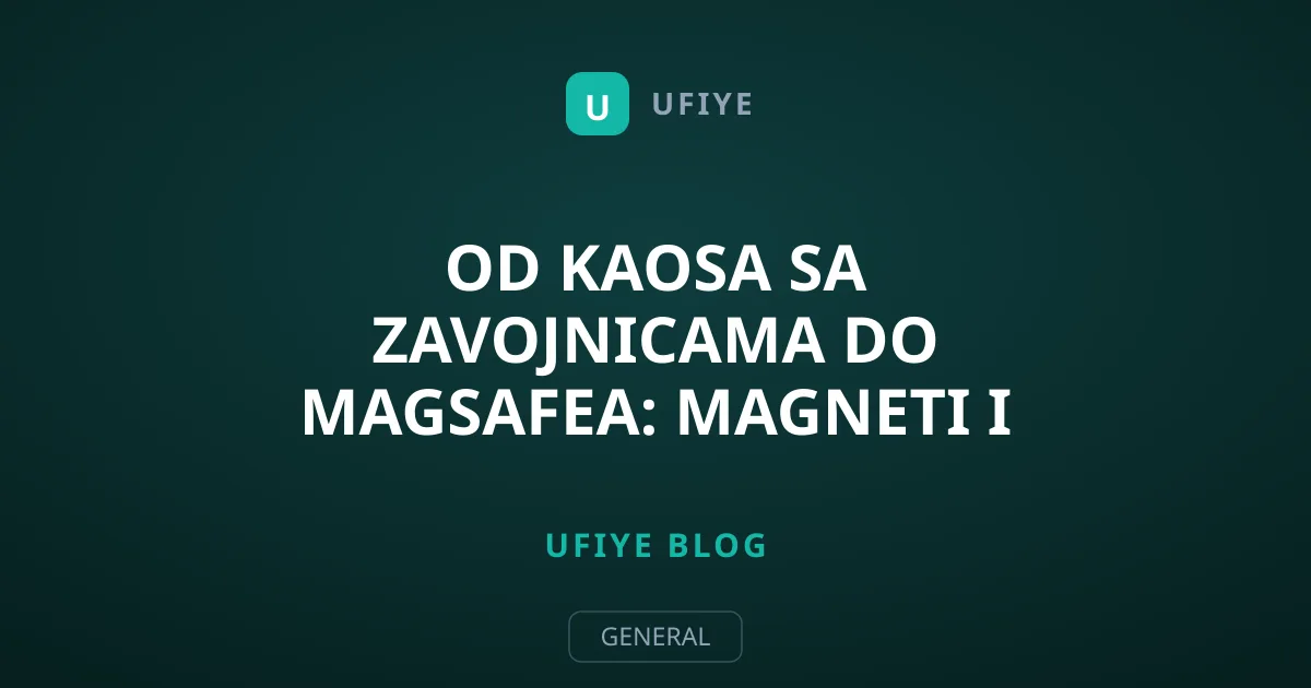 Od kaosa sa zavojnicama do MagSafea: Magneti i bežično punjenje